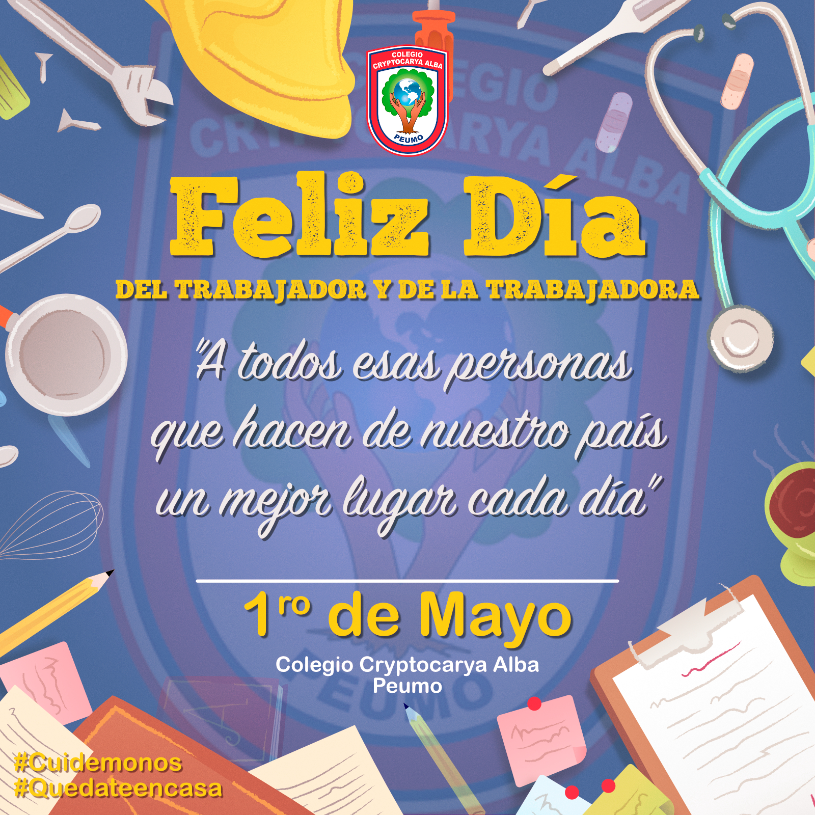 Lee más sobre el artículo Feliz Día del Trabajador y Trabajadora
