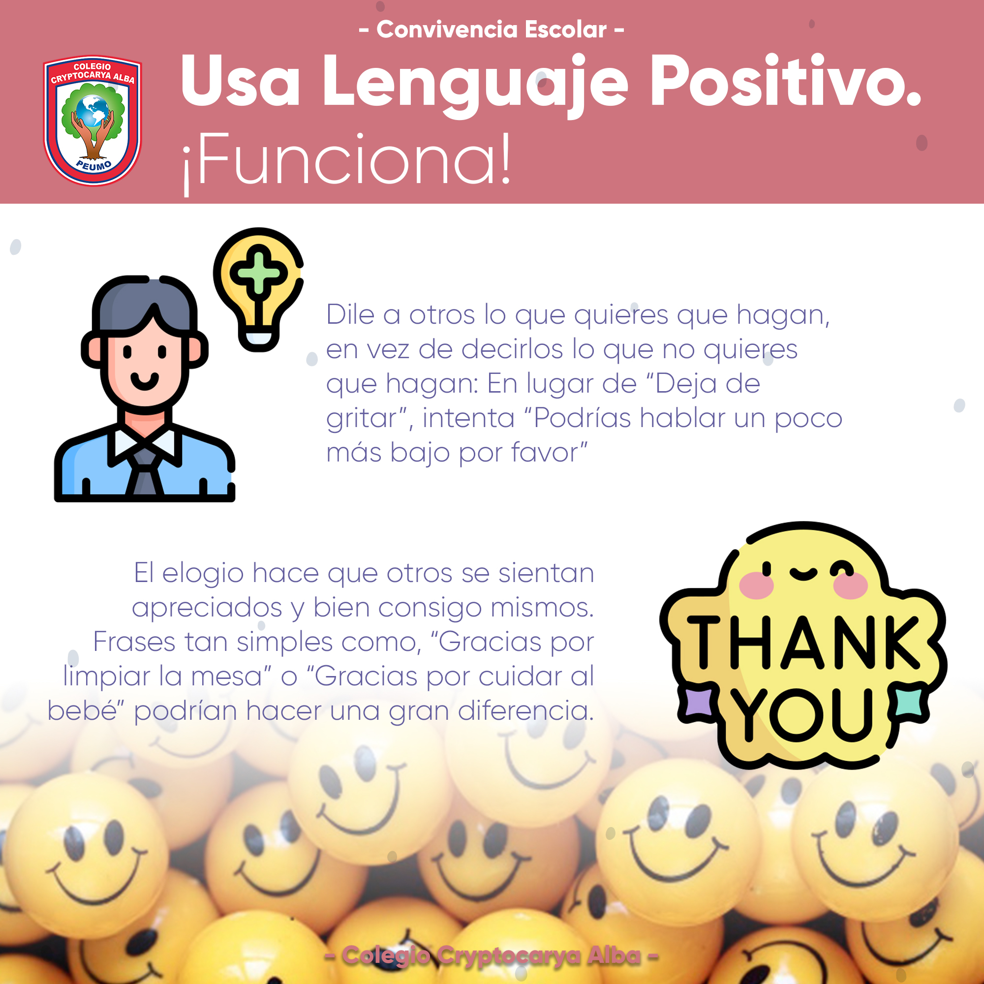 Lee más sobre el artículo Usa Lenguaje Positivo. Funciona!!