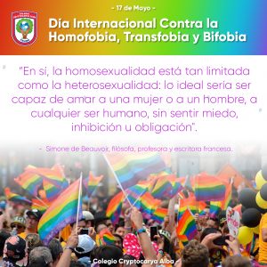 Read more about the article Día Internacional contra la Homofobia, Transfobia y Bifofia