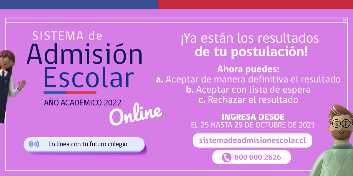 Lee más sobre el artículo Resultados Sistema de Admisión Escolar