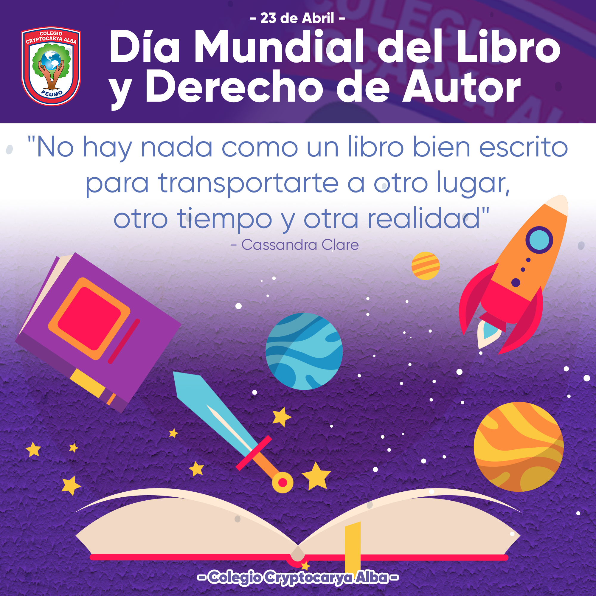 Lee más sobre el artículo Día Mundial del Libro y Derechos de Autor