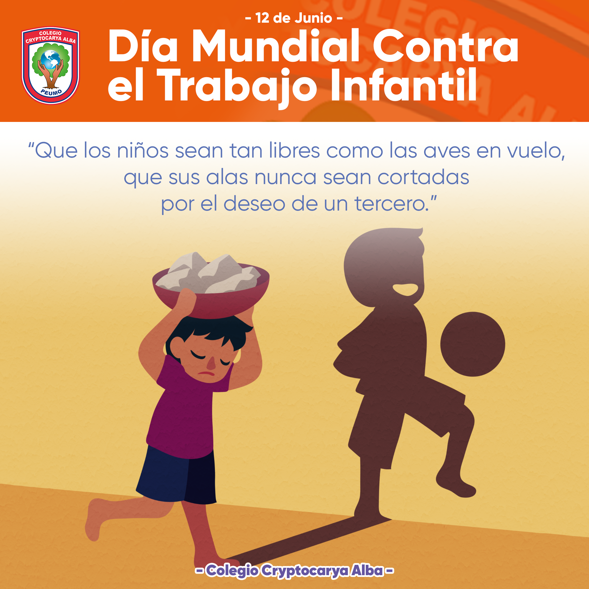Lee más sobre el artículo Día Mundial Contra el Trabajo Infantil