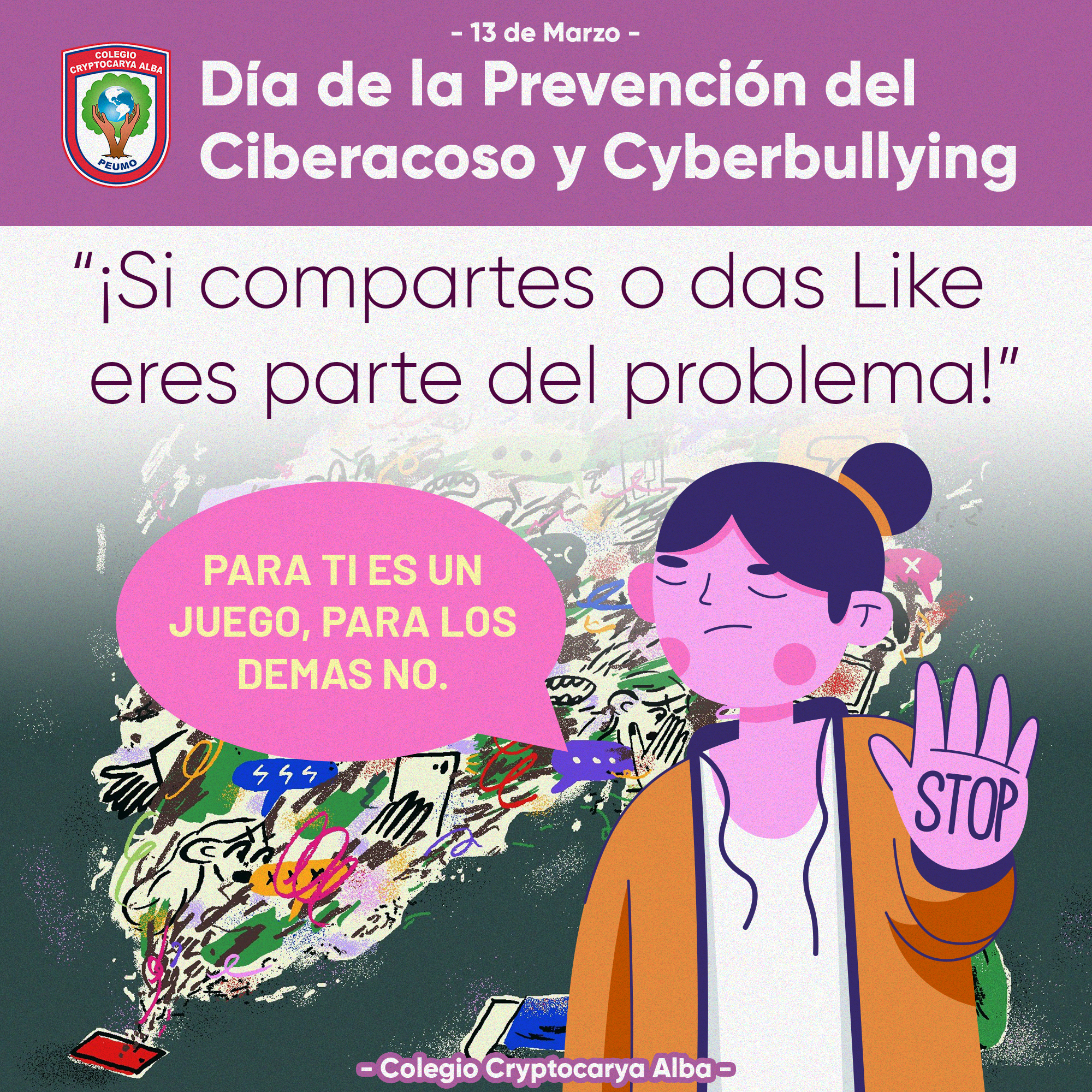 En este momento estás viendo Día Nacional contra el Ciberacoso y Cyberbullying