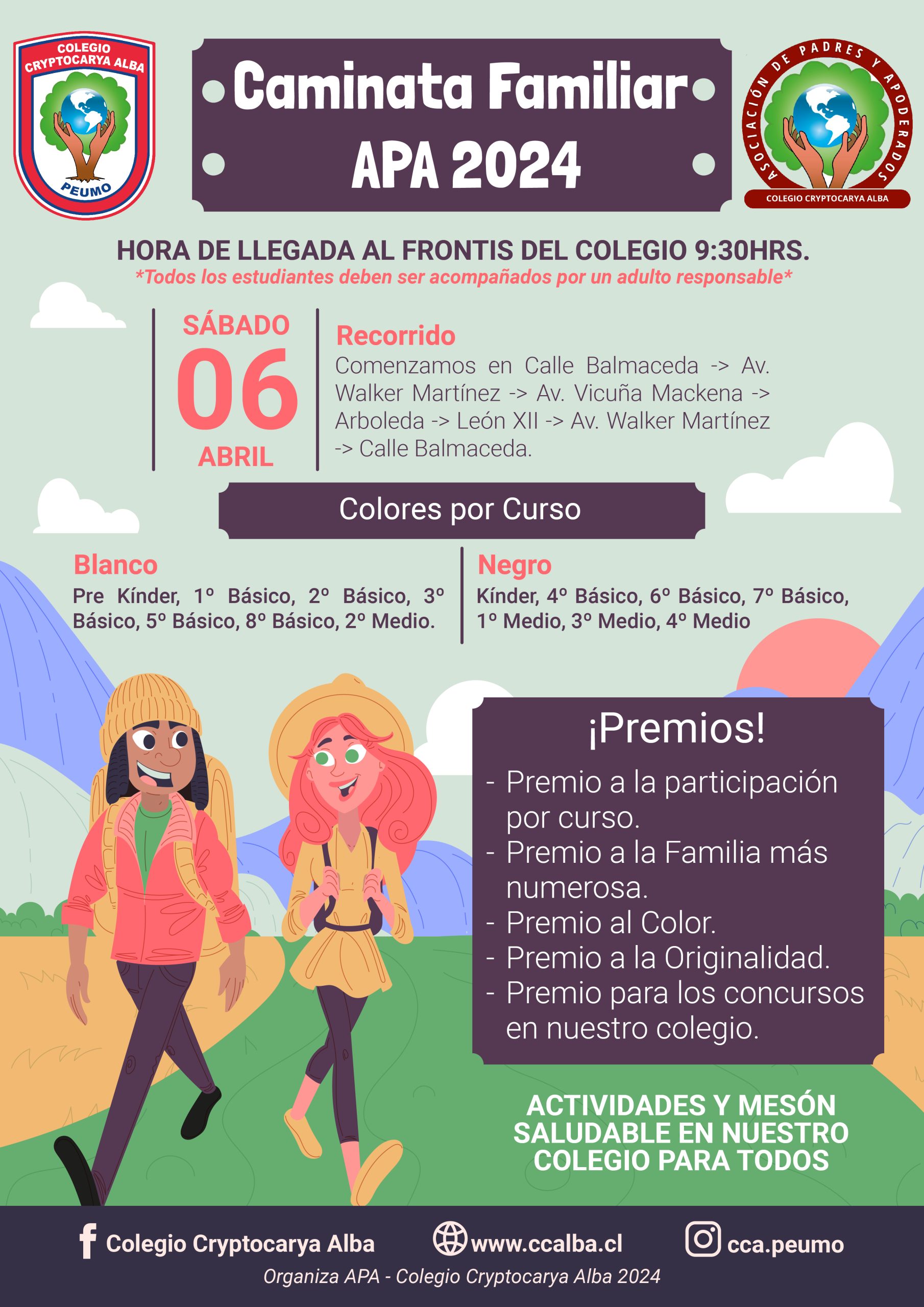 Lee más sobre el artículo ¡Atención familias del Colegio Cryptocarya Alba!