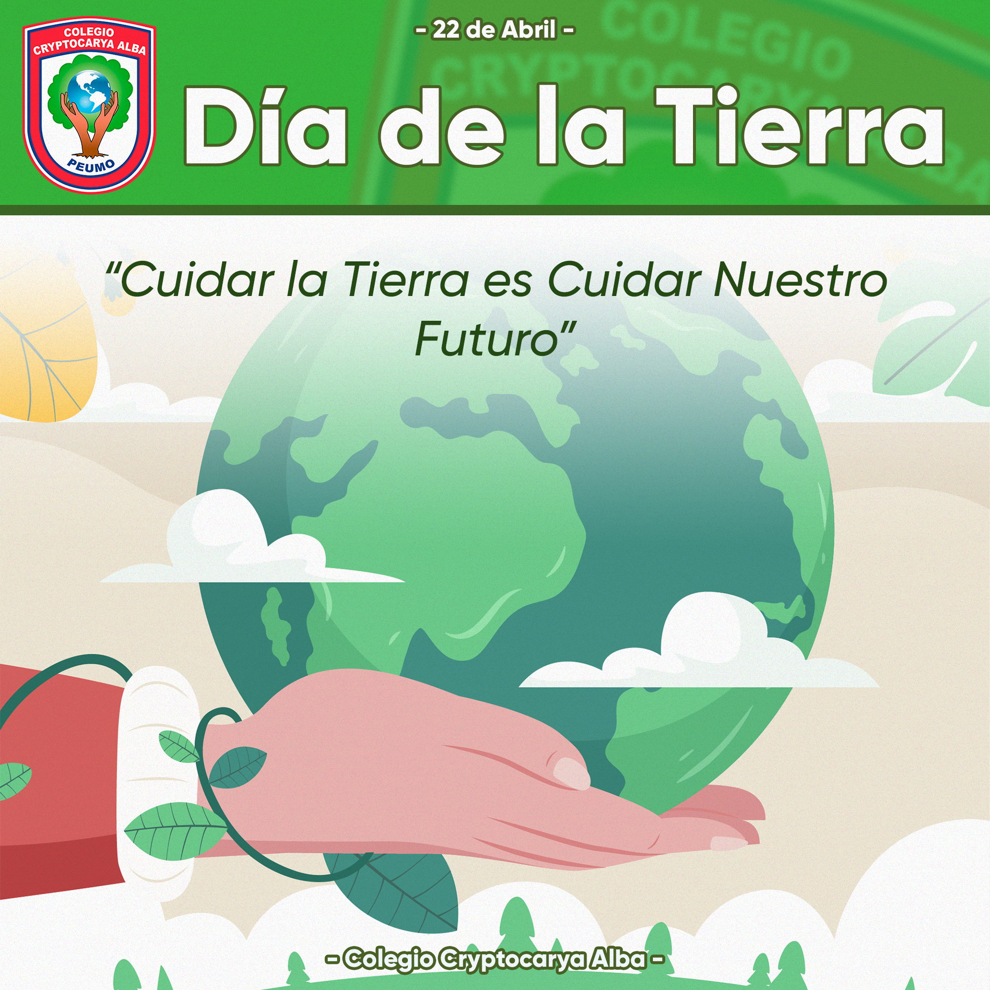 Lee más sobre el artículo Conmemoramos el Día de la Tierra en el Colegio Cryptocarya Alba
